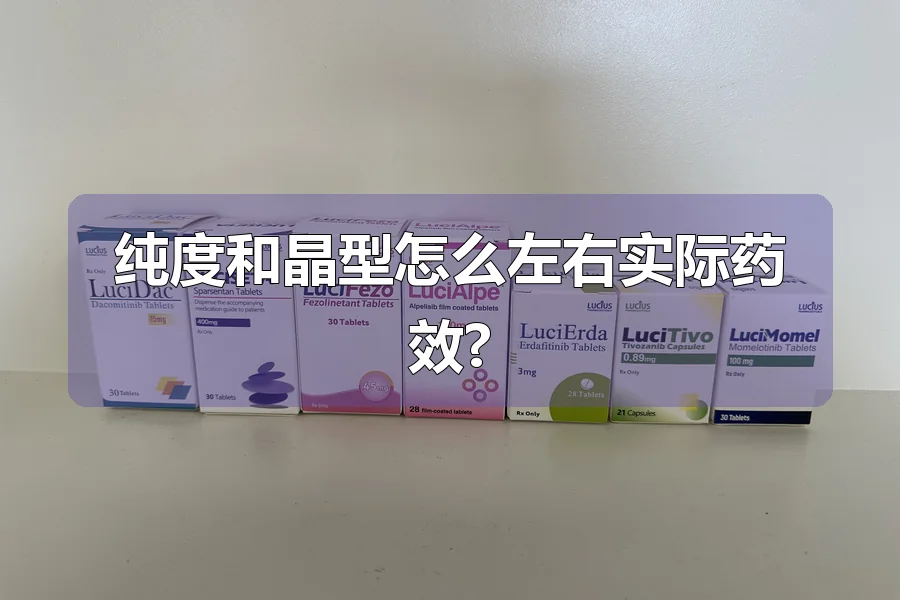纯度和晶型怎么左右实际药效?